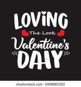 Valentines day t-shirt design typography 