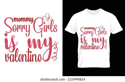 Valentine's Day T-shirt Design Vector