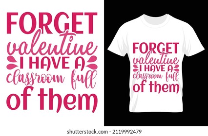 Valentine's Day T-shirt Design Vector