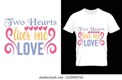 Valentine's Day T-shirt Design Vector