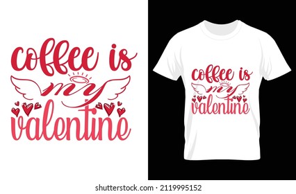 Valentine's Day T-shirt Design Vector