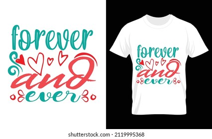 Valentine's Day T-shirt Design Vector