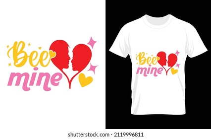 Valentine's Day T-shirt Design Vector