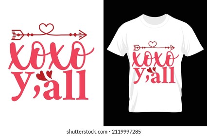 Valentine's Day T-shirt Design Vector