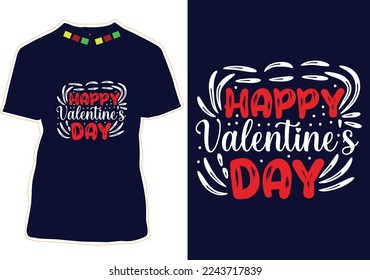 Valentine's day t-shirt design vector