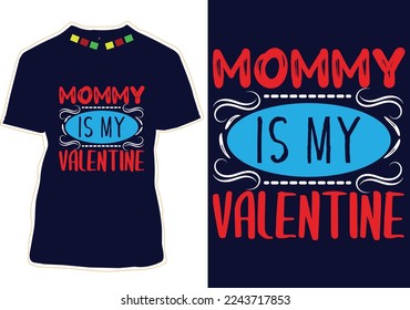 Valentine's day t-shirt design vector