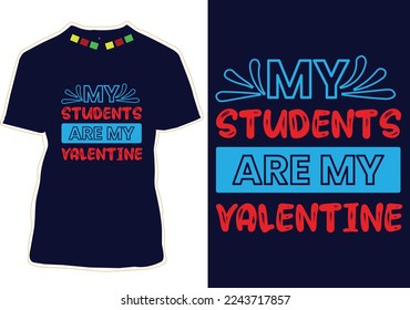 Valentine's day t-shirt design vector