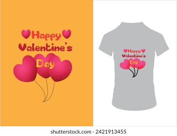 Archivos vectoriales de diseño de camisetas de San Valentín