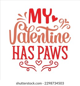 Valentinstag-T-Shirt-Vektordesign