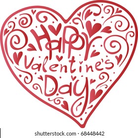 Valentine's Day type text