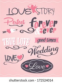 Dia dos Namorados tipo texto caligráfico Cabeçalho dos Namorados com amor