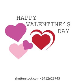 Valentines Day typographic vector design for greeting cards, Valentine card, invitation card. Isolated Vintage text, lettering composition