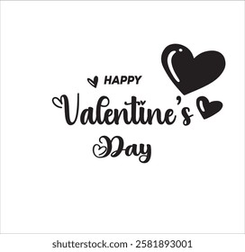 valentines day typography, card, background design