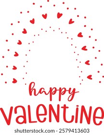 
Valentine's Day Typography Design. Printing For Tshirt, Sweatshirt, Mug, Banner, Poster etc.