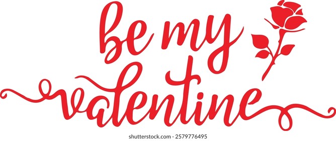 valentine's Day Typography Design. Printing For Tshirt, Sweatshirt, Mug, Banner, Poster etc.
