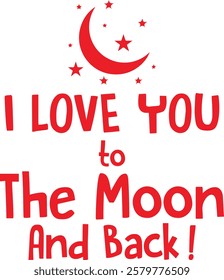 valentine's Day Typography Design. Printing For Tshirt, Sweatshirt, Mug, Banner, Poster etc.
