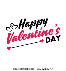 Valentine's Day, typography, illustration, February 14, calligraphy, poster