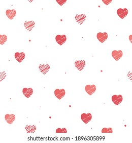 Valentines Day typography poster with hand-drawn Illustration. Valentine's Day Vector Card. Illustration in simple flat style. Deign for gift tags, greeting cards, t-shirt, and banners. 