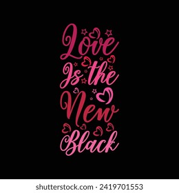 Valentine's day typography t shirt design