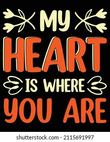 Valentine's Day  Typography t-shirt design