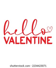 Valentines Day Typography T-shirt Design Perfect For SVG And Others