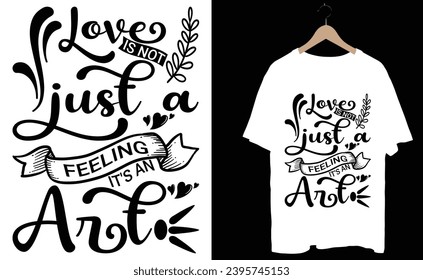 valentine's day typography t-shirt design svg
