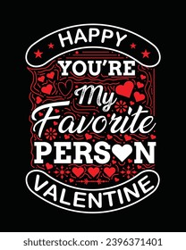 Valentine's Day Typography T-Shirt Design, Valentine's Day