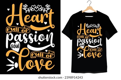 valentine's day typography t-shirt design