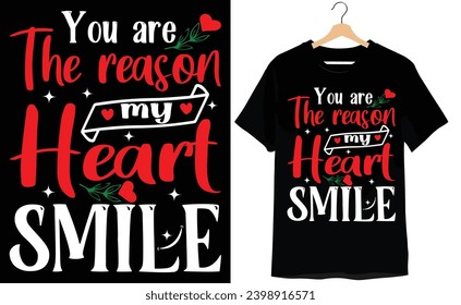 valentine's day typography t-shirt design
