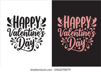  Valentine's Day typography t-shirt design, Valentine's Day t-shirt design, Valentine shirt ideas for couples, Valentine brand t-shirt.
