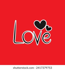  Valentine's Day typography t-shirt design for couples. Trendy t-shirt design with heart shape and calligraphy art vector.
