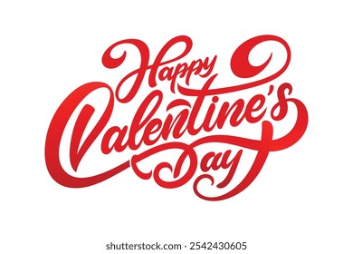 "Valentine's Day Typography Vector Illustration - Romantic and Creative Design"