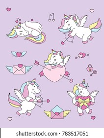 Valentine's Day Unicorn Set