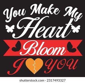 Valentine's day a unique T shirt design vector