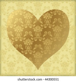 The Valentine's day. vector