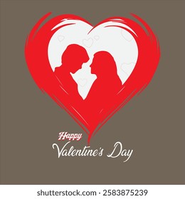 Valentine's Day Vector Artwork Heart Red...