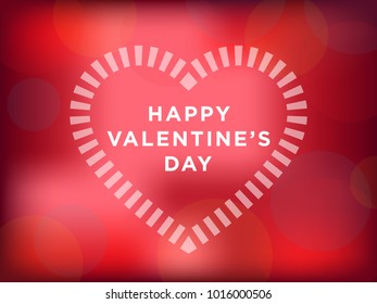 Valentine's Day vector background.