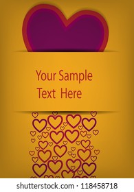 Valentine's day vector background.