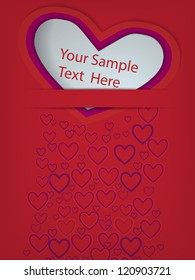 Valentine's day vector background.