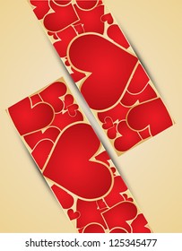 Valentine's day vector background.