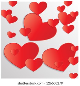 Valentine's day vector background.