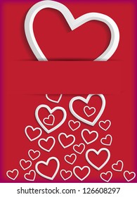 Valentine's day vector background.