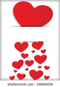 Valentine's day vector background.