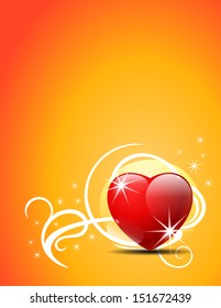 Valentine's Day vector background.