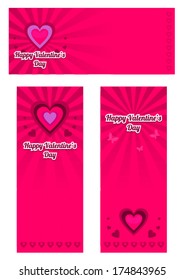 Valentine's day vector background.