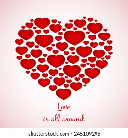 Valentine's day vector background 