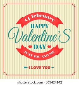 Valentines Day Vector Background