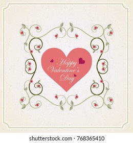 Valentine's day vector background.