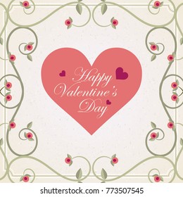 Valentine's day vector background.