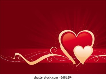 Valentines day vector background